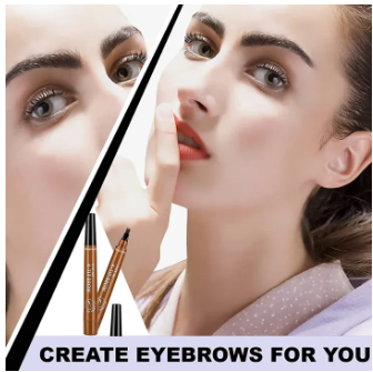 Eyebrow Pen Waterproof Pencil Long Lasting Professional Fine Sketch Liquid Eye Brow Pencil