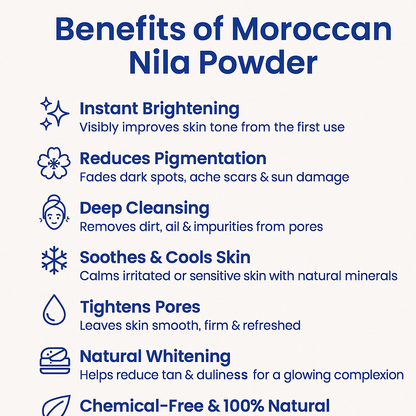 Moroccan Nila Whitening Powder Buy 1 get 1 free( pack of 2)