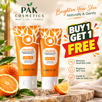 Orange Zyme Deep Clean Gel – Soft & Bright Skin Solution - Buy 1 Get 1 FREE 🍊
